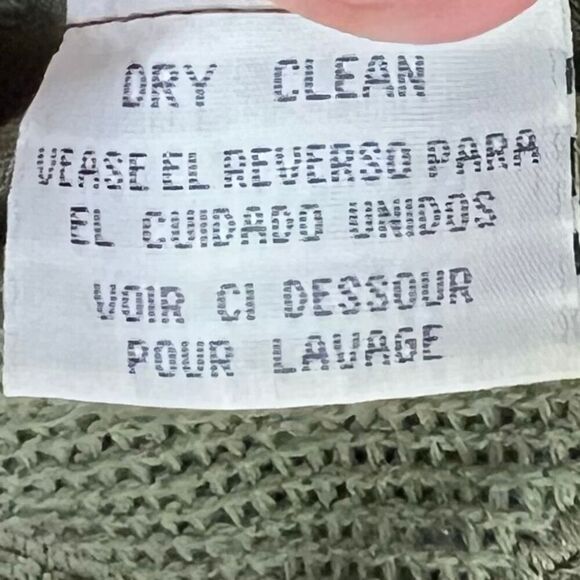 Together! Vintage 80s- 90s Olive Green Belted Romper - Picture 7 of 10